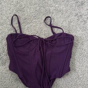 Purple Corset Going Out Top